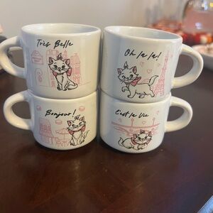 Marie The Aristocats Espresso Cups